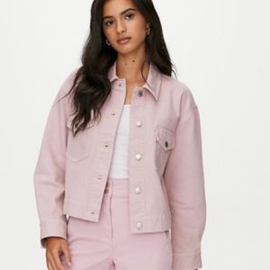 Wilfred Carina Blush Denim Jacket - Size small